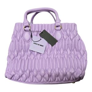 House of Want Norah Convertible Satchel Bag Magnetic Snap NEW Lilac